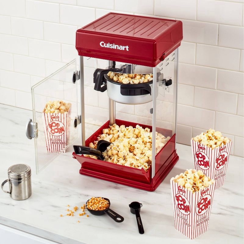 slide 5 of 7, Cuisinart EasyPop Popcorn Maker - Red CPM-100, 1 ct