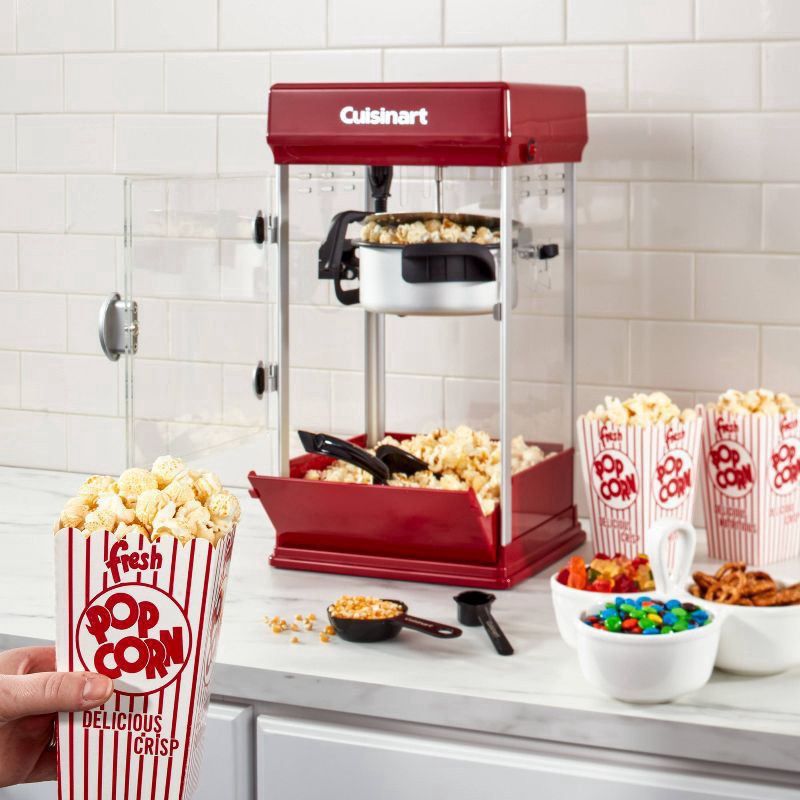 slide 7 of 7, Cuisinart EasyPop Popcorn Maker - Red CPM-100, 1 ct