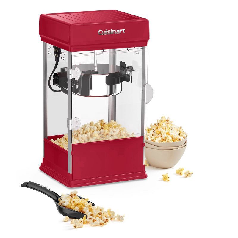 slide 1 of 7, Cuisinart EasyPop Popcorn Maker - Red CPM-100, 1 ct