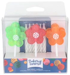 Glitter Flower Candle Holder