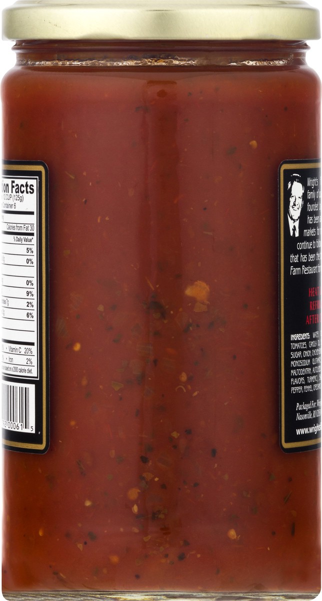 slide 6 of 13, Wright's Farm Restaurant Original Pasta Sauce 26 oz, 26 oz