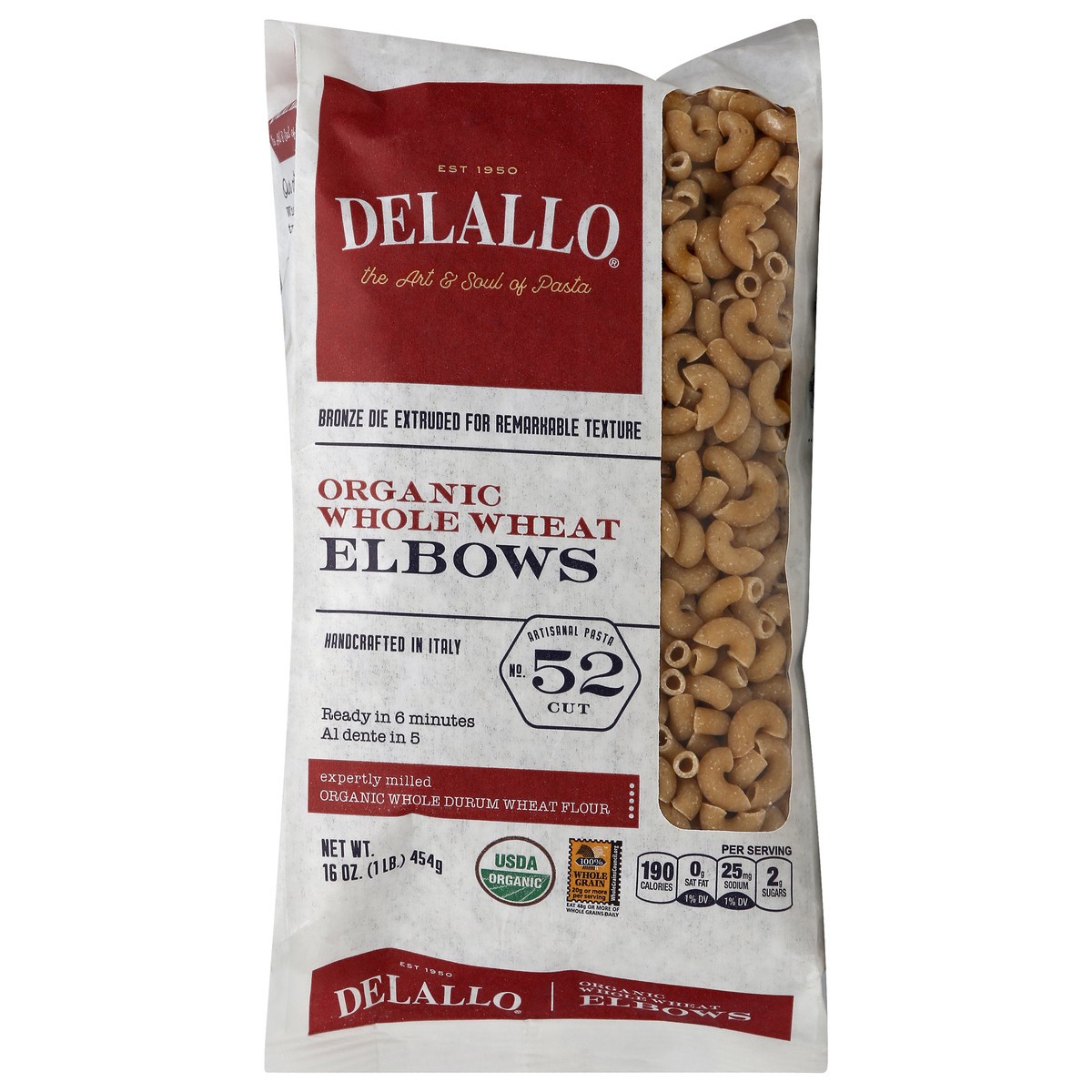 slide 8 of 9, dellalo Pasta 16 oz, 16 oz