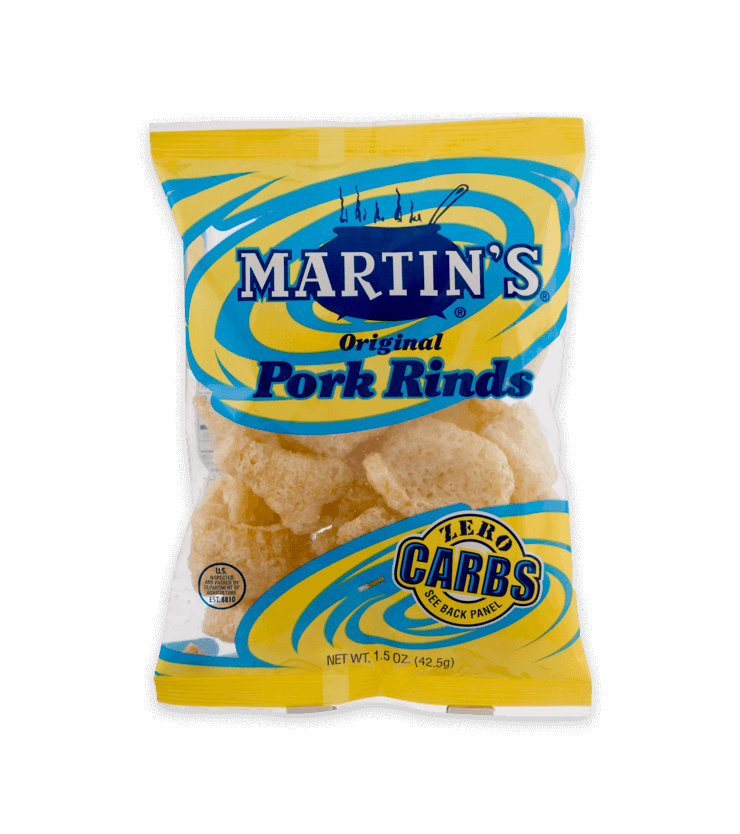 slide 1 of 1, Martin's Regular Pork Rinds, 2 oz