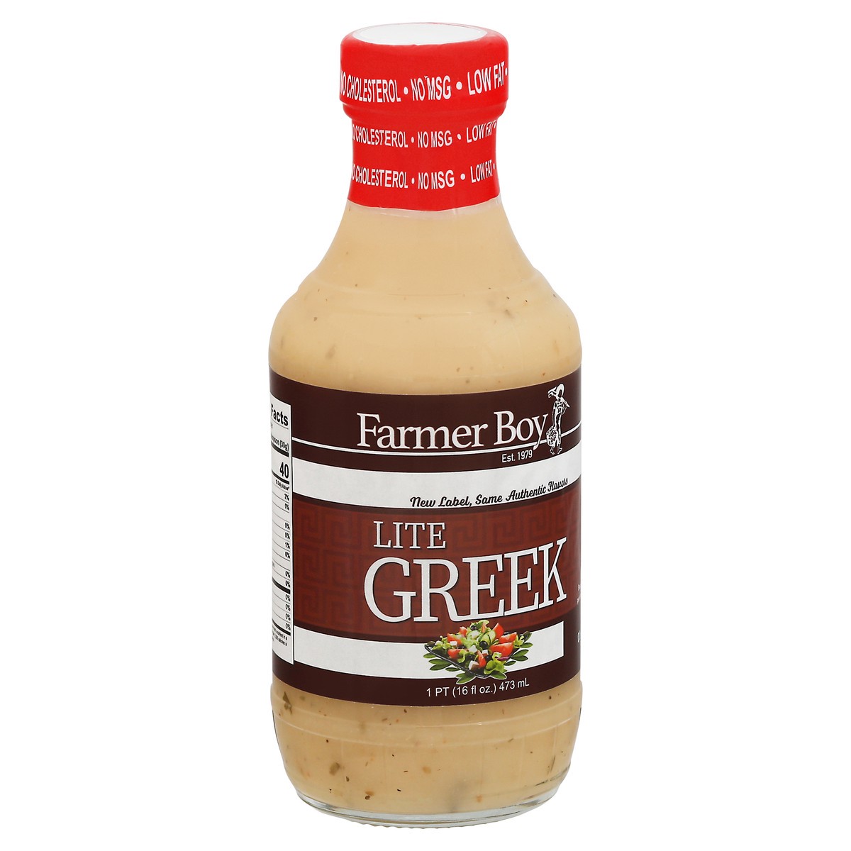 slide 7 of 9, Farmer Boy Lite Greek Dressing 1 pt, 1 pint