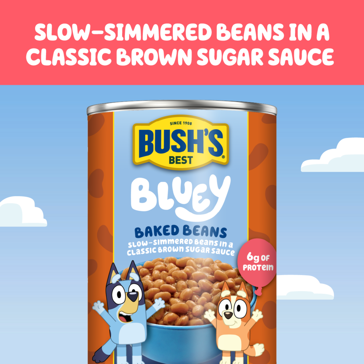 slide 3 of 8, Bush's Best Bluey Baked Beans 15.8 oz, 15.8 oz