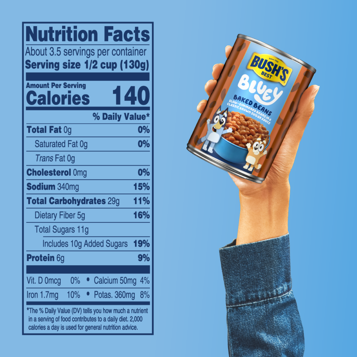 slide 7 of 8, Bush's Best Bluey Baked Beans 15.8 oz, 15.8 oz