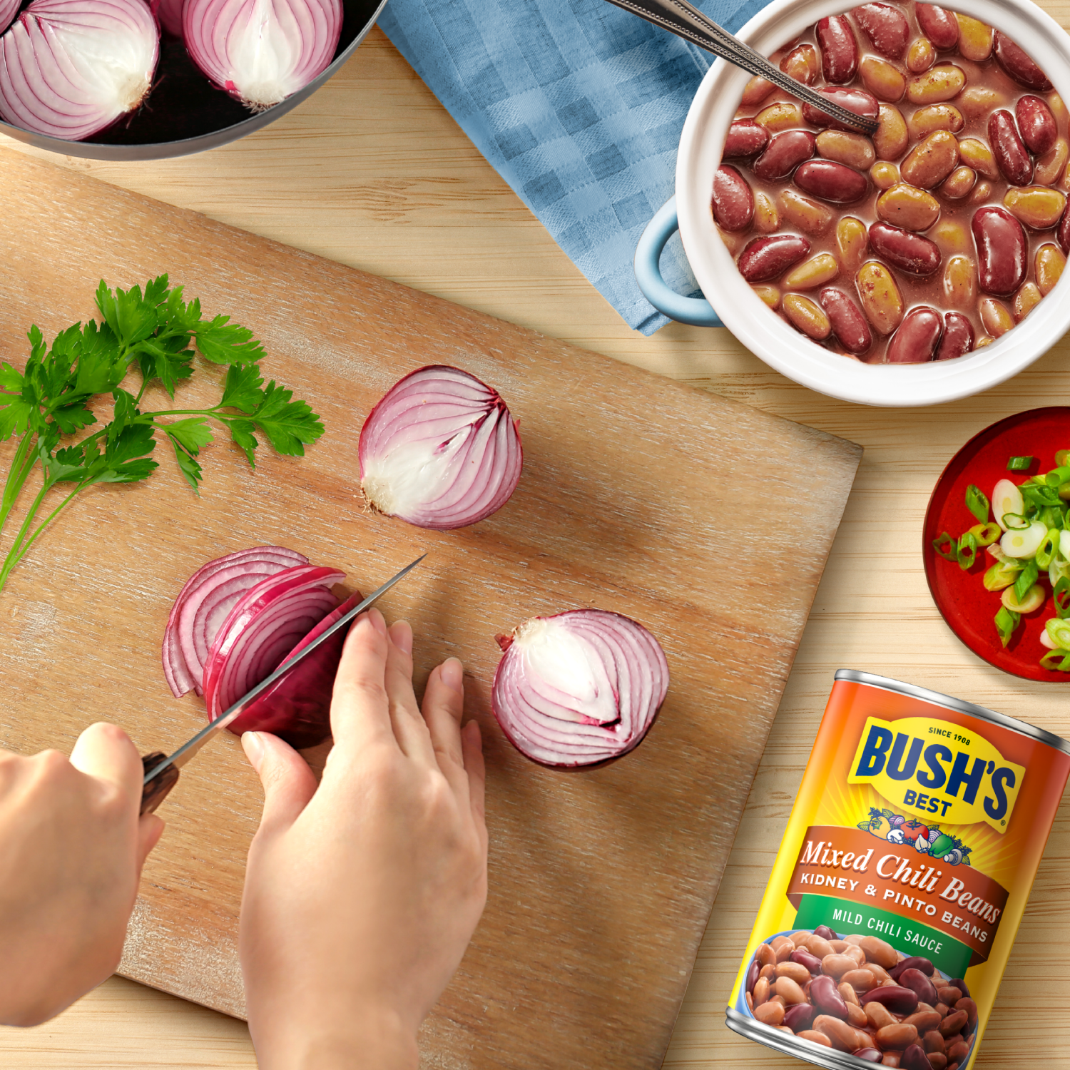 slide 5 of 5, Bush's Best Bush's Mixed Kidney & Pinto Beans in a Mild Chili Sauce 15.5 oz, 15.5 oz