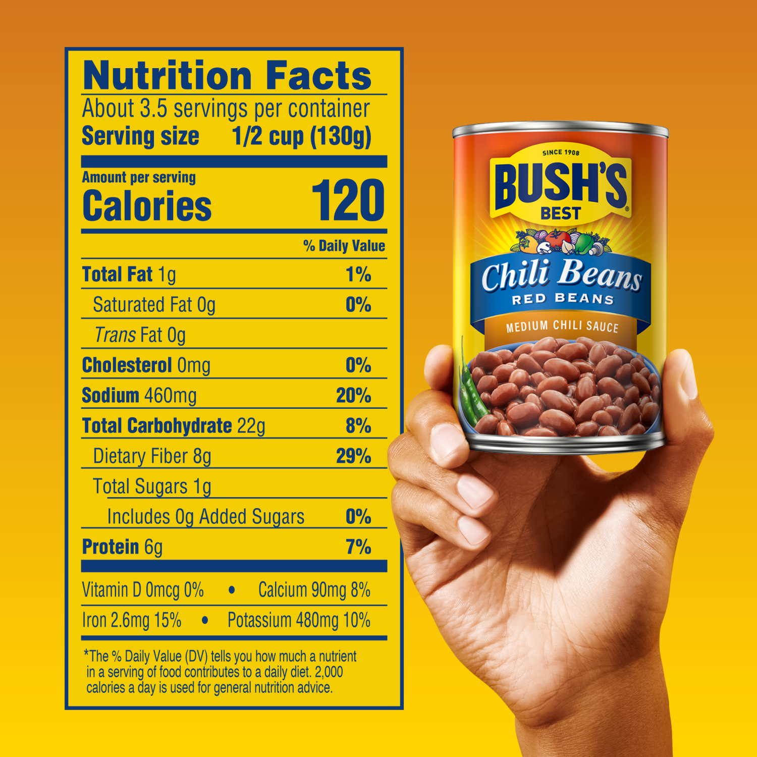 slide 5 of 5, Bush's Best Bush's Red Beans in a Medium Chili Sauce 16 oz, 16 oz