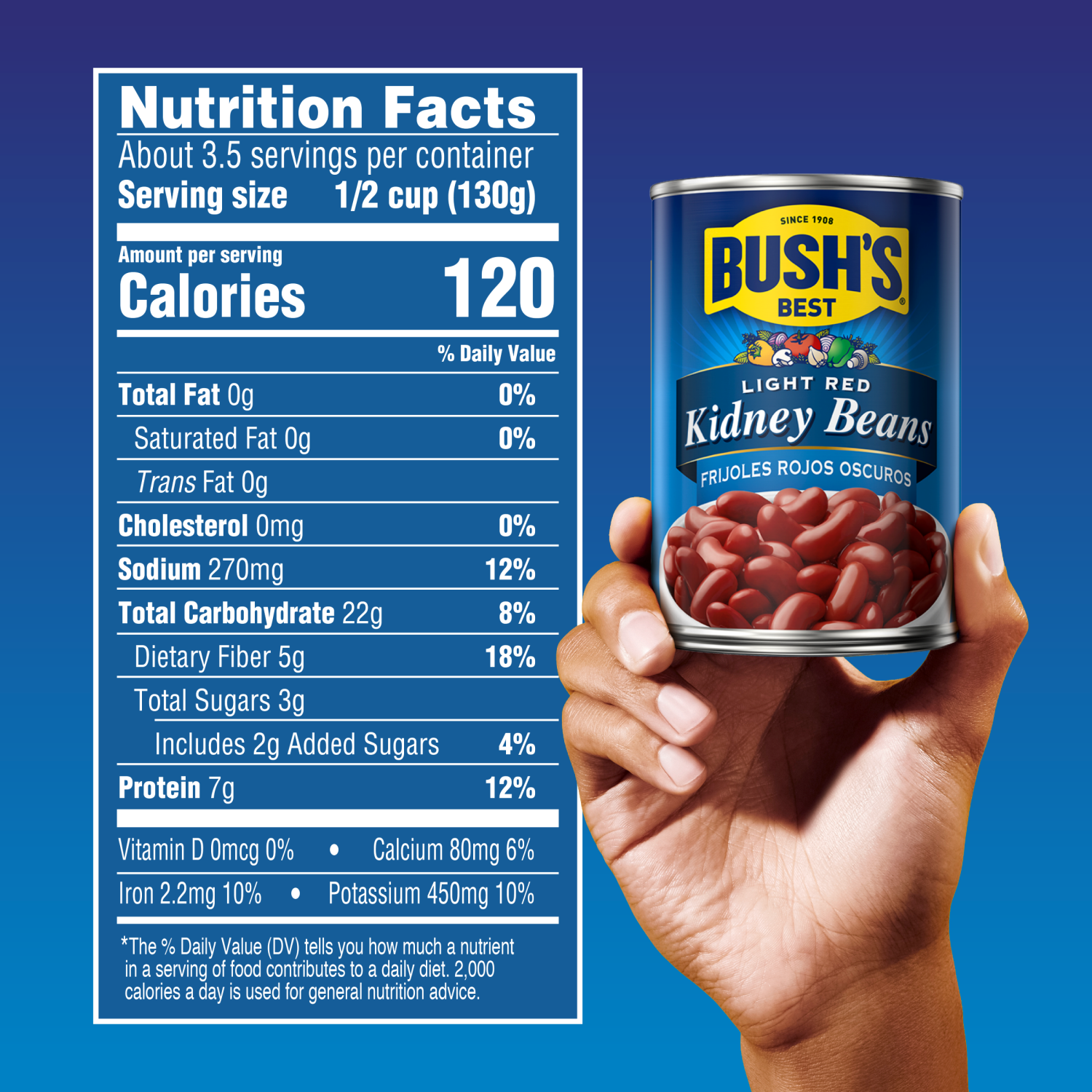 slide 5 of 5, Bush's Best Light Red Kidney Beans 16 oz, 16 oz