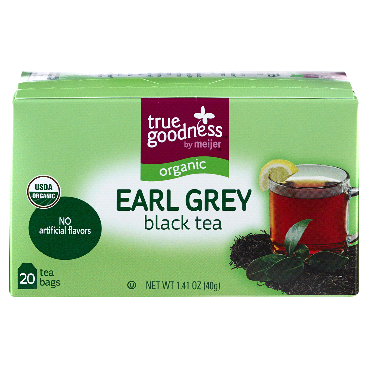 slide 5 of 6, True Goodness Organic Earl Grey Tea, 20 ct