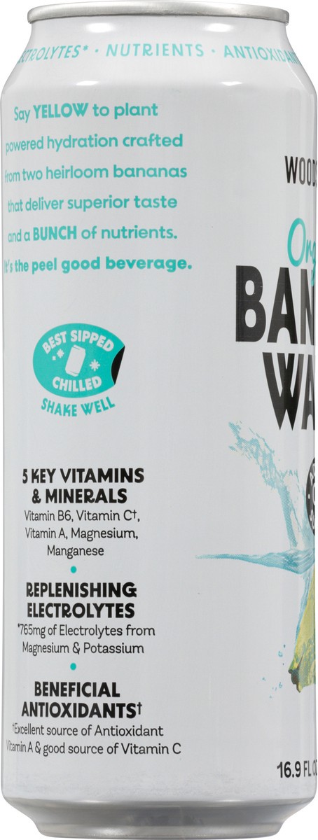 slide 6 of 14, Woodstock Organic Banana Water - 16.9 fl oz, 