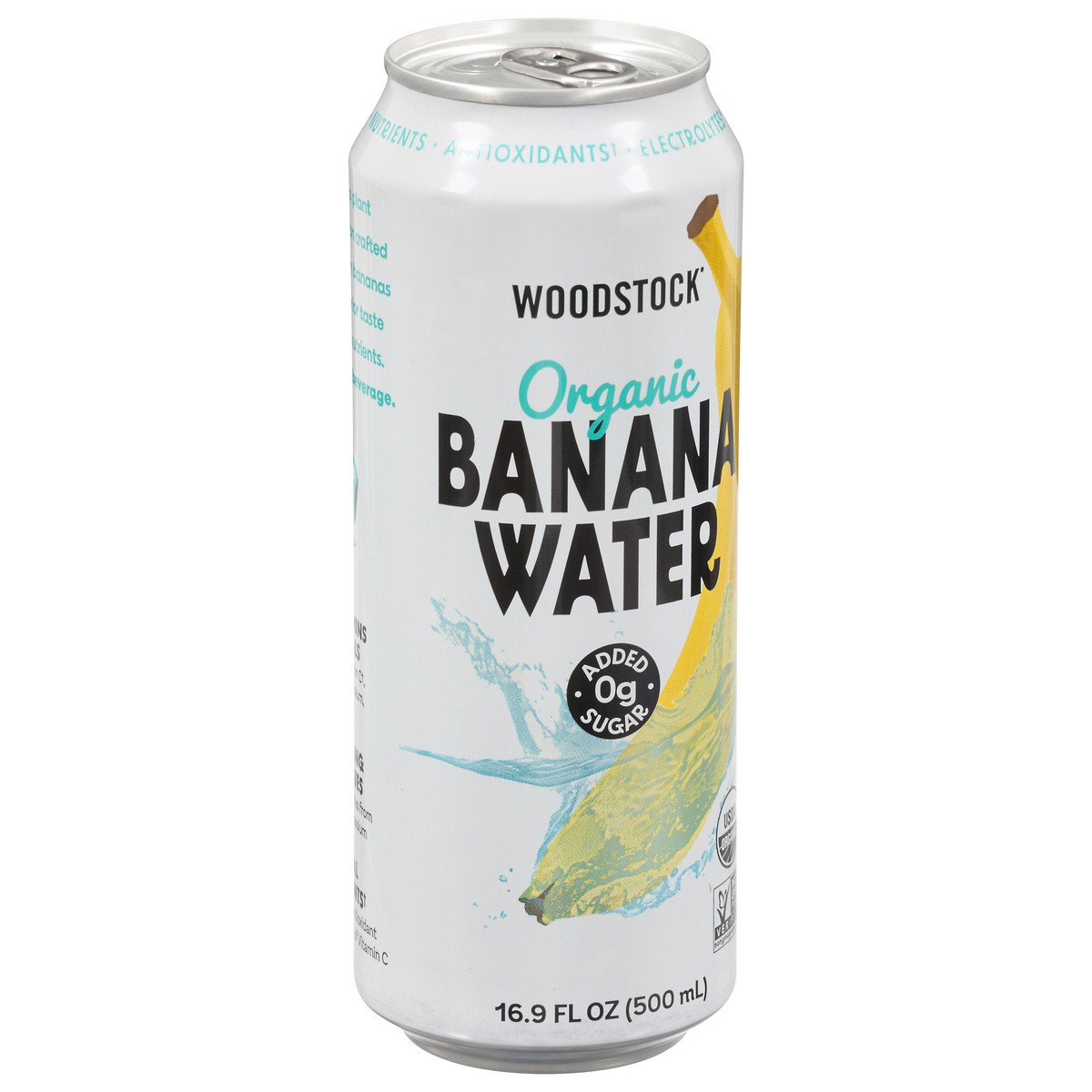 slide 3 of 14, Woodstock Organic Banana Water - 16.9 fl oz, 