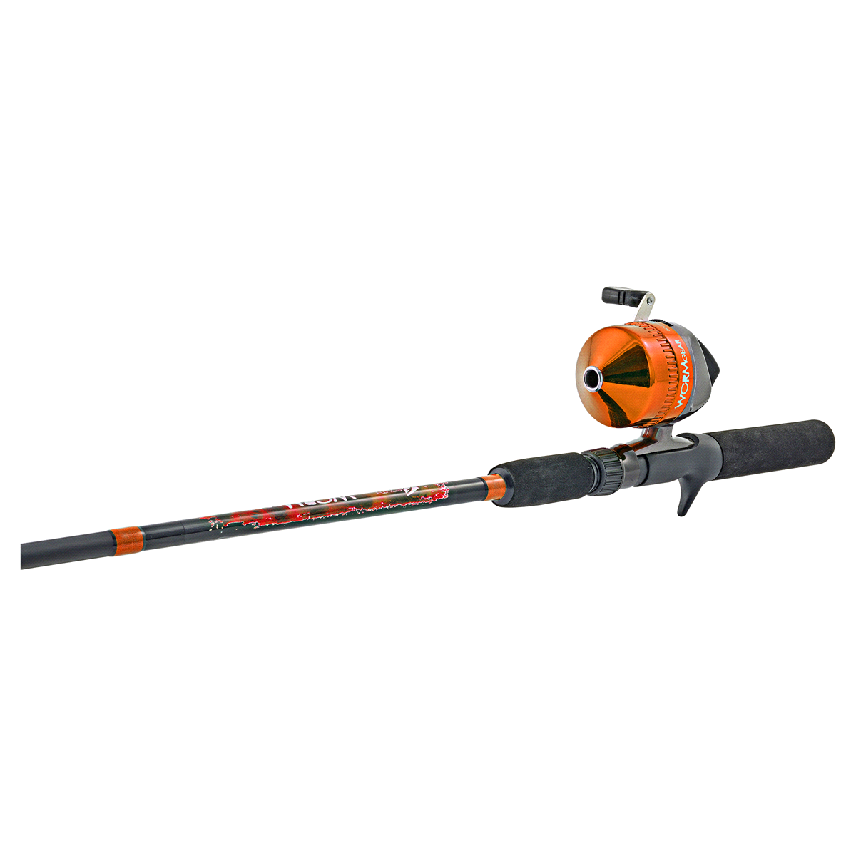 slide 2 of 3, South Bend Worm Gear Fishing Rod and Spincast Reel Combo, 5 ft 6 in