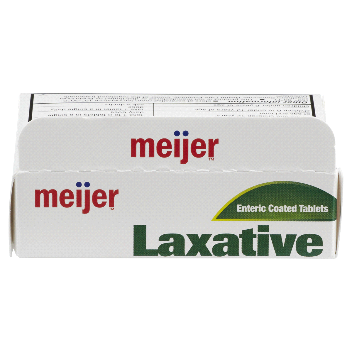 slide 5 of 6, Meijer Bisacodyl 5MG Enteric Coated Orange Laxative Tablets, 25 ct
