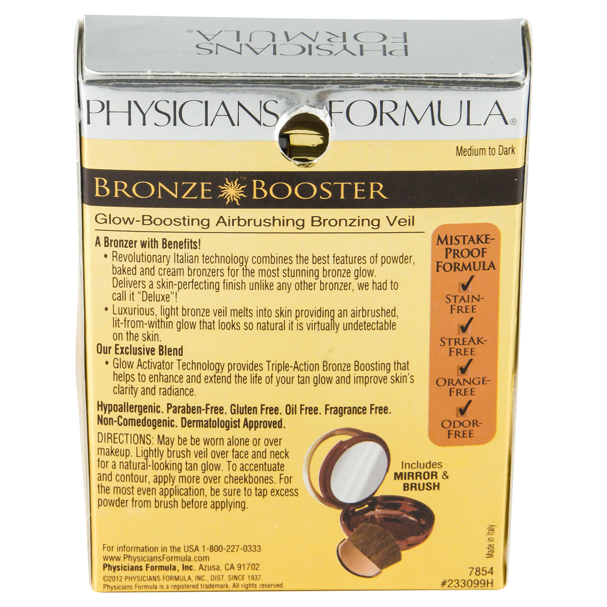 slide 5 of 6, Physicians Formula Bronze Booster Deluxe Medium To Dark, 1 ct