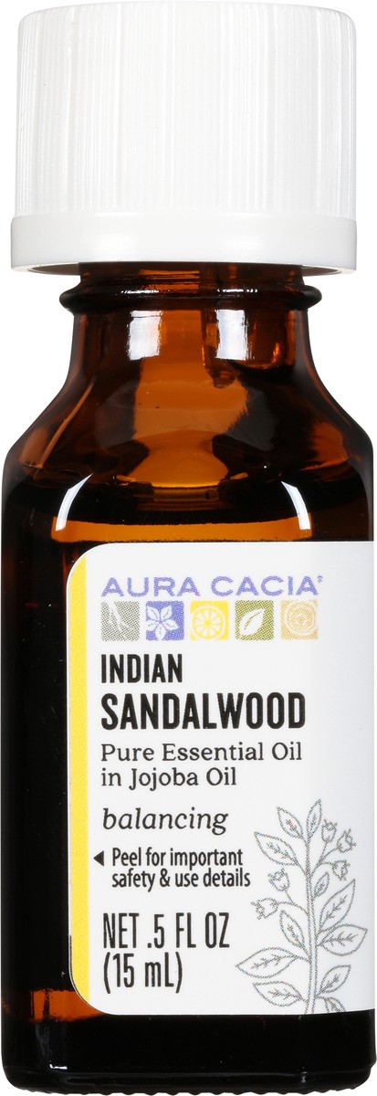 slide 8 of 9, Aura Cacia Indian Sandalwood Pure Essential Oil, 0.5 fl oz