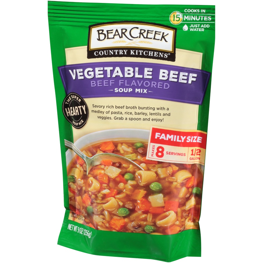 slide 3 of 8, Bear Creek Country Kitchens Vegetable Beef Soup Mix, 9 oz