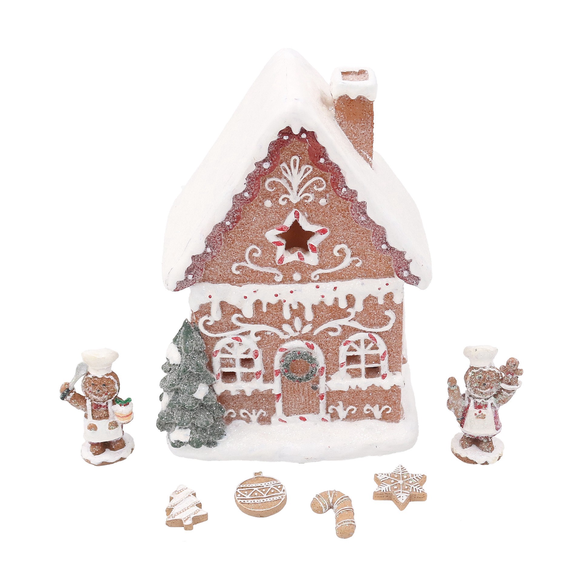slide 2 of 5, Mini Gingerbread House Decoration By Ashland, null