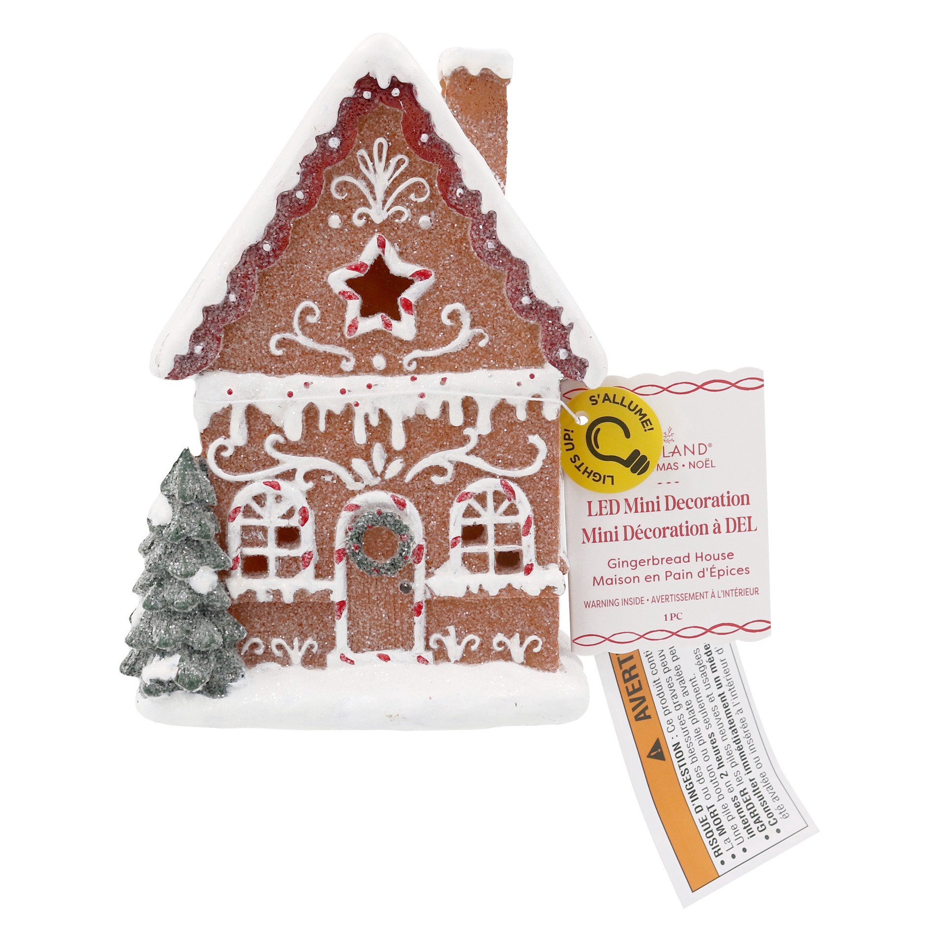 slide 3 of 5, Mini Gingerbread House Decoration By Ashland, null