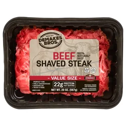 Demakes Bros. Shaved Beef Steak Value Size
