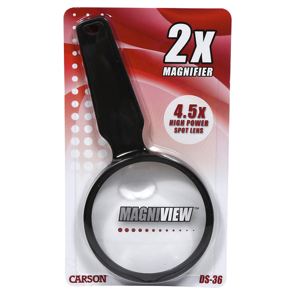 slide 1 of 2, Carson 2X Magnifier Magniview, 1 ct