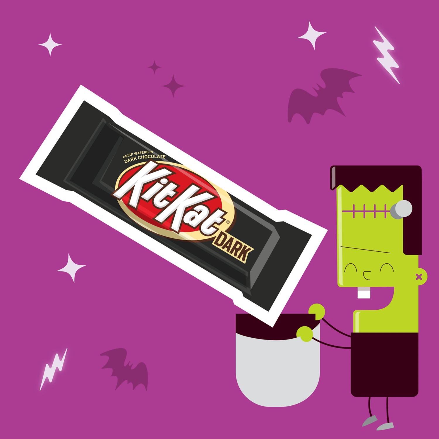 slide 7 of 7, Kit Kat Halloween Dark Chocolate, 9.8 oz