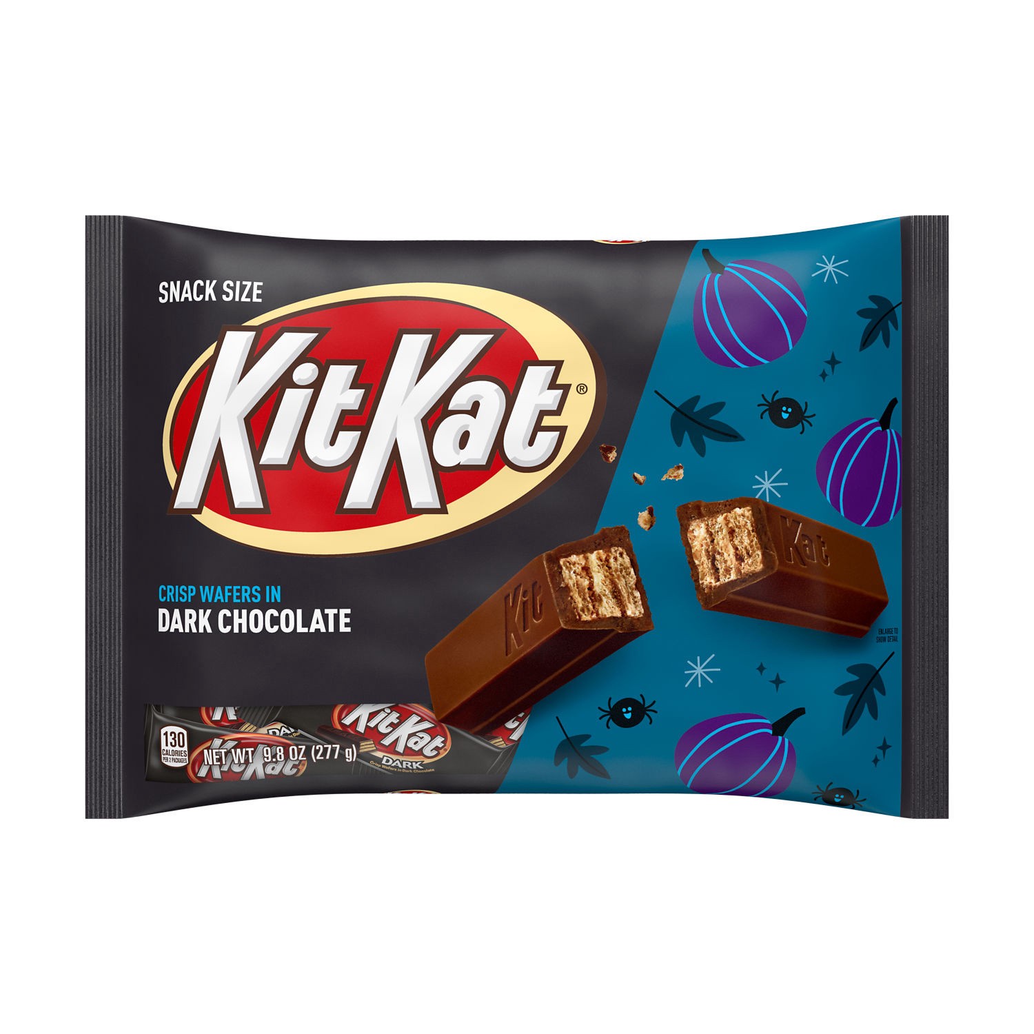 slide 1 of 7, Kit Kat Halloween Dark Chocolate, 9.8 oz