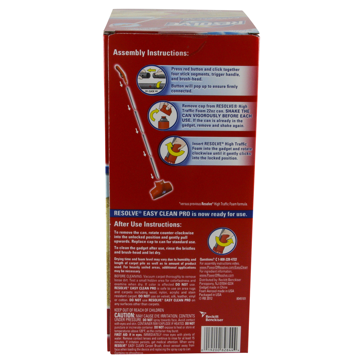 slide 4 of 6, Resolve Easy Clean Carpet Cleaning Kit, 22 oz