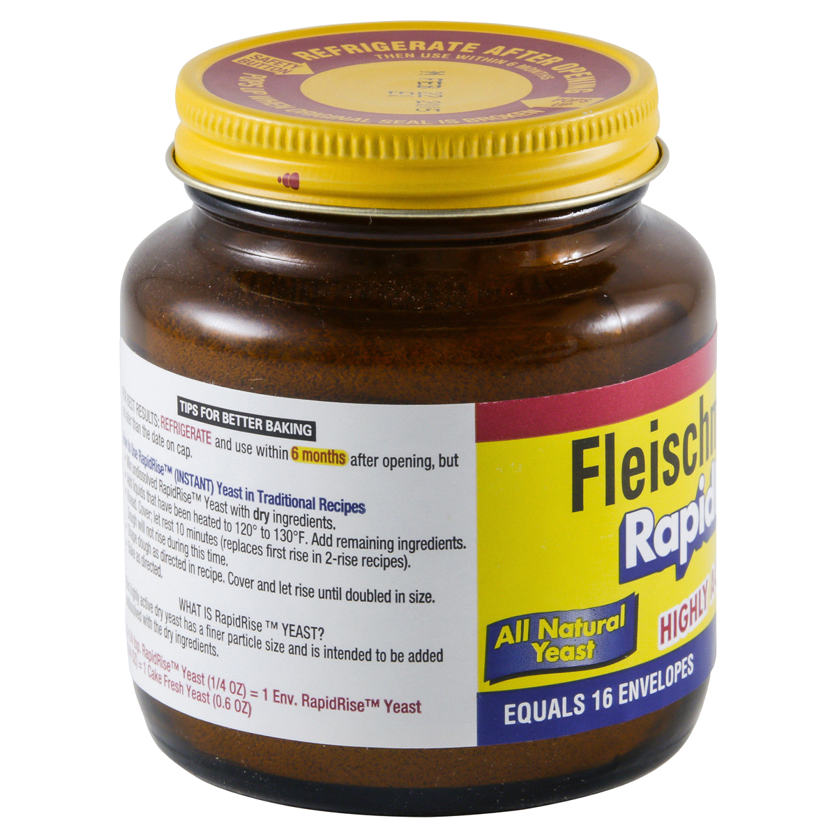 slide 3 of 4, Fleischmann's Rapid Rise Yeast, 4 oz