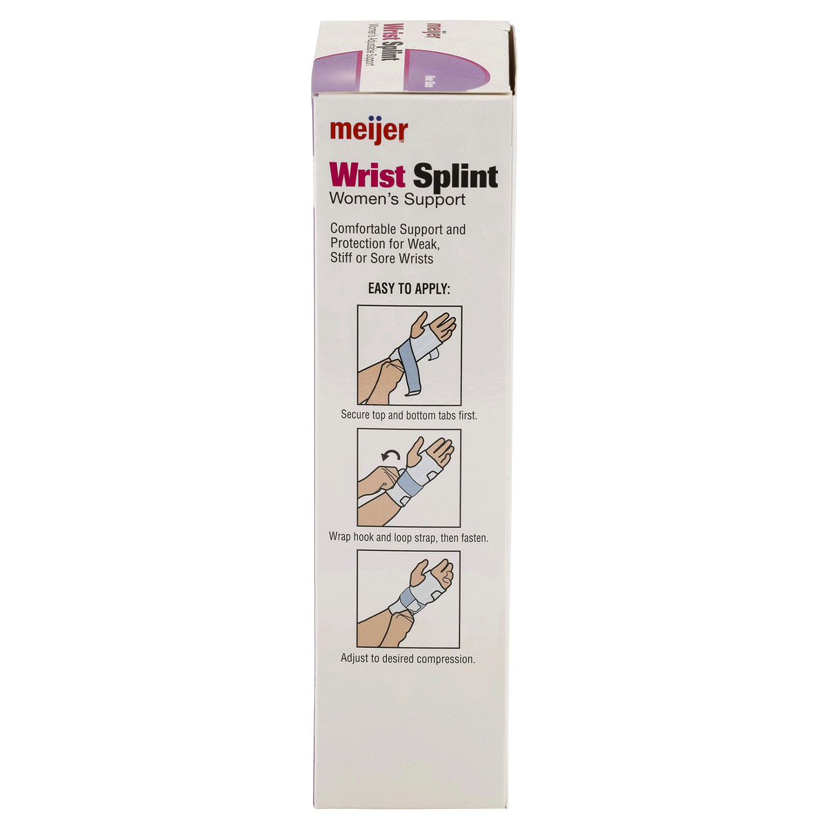 slide 2 of 3, Meijer Women's Left Wrist Splint, 1 ct