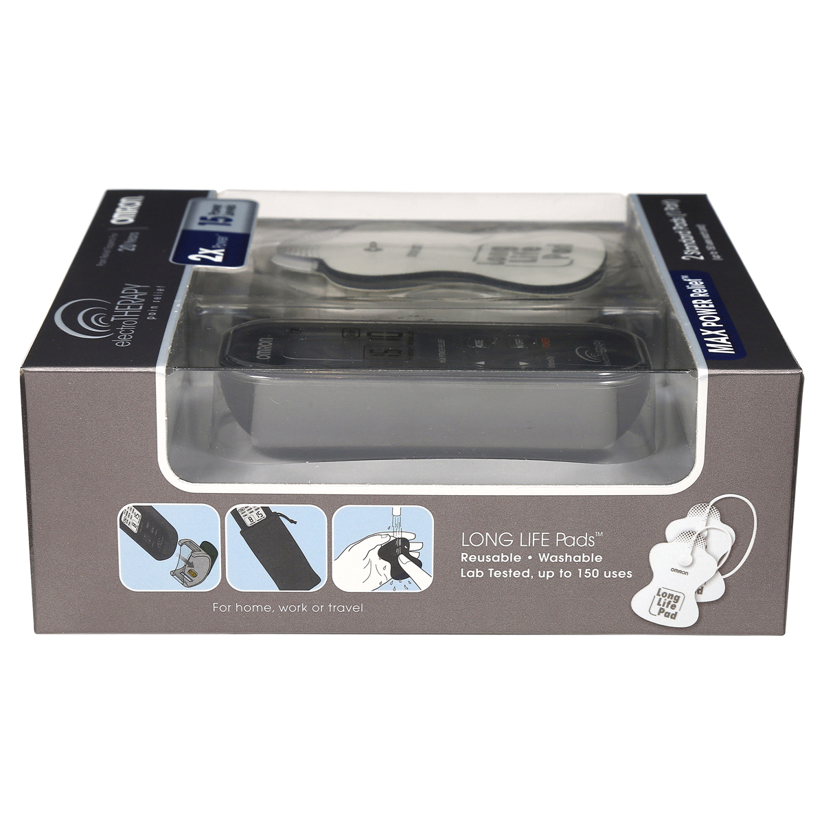 slide 2 of 8, ElectroTHERAPY Pain Rlief Max Power Relief, 1 ct