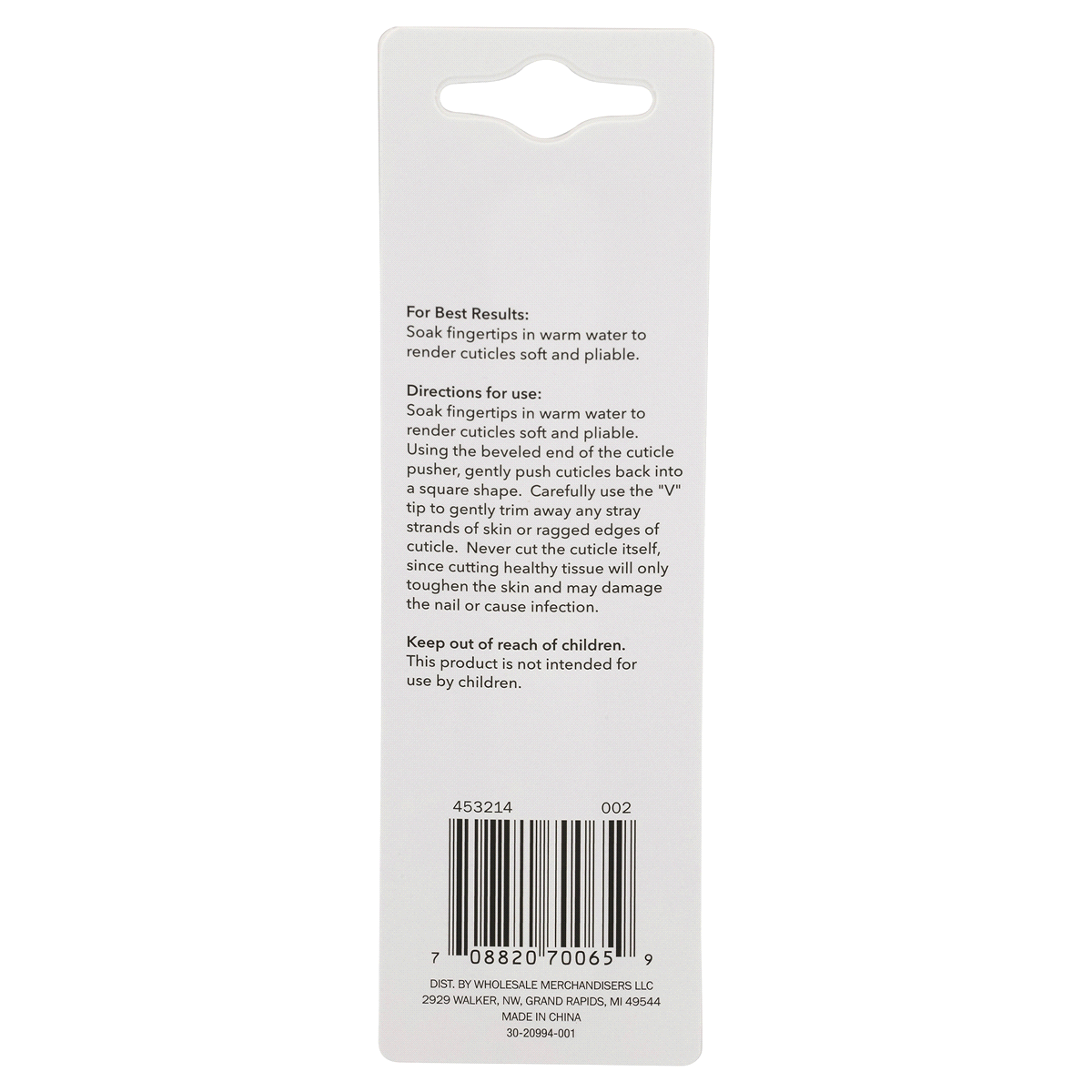 slide 2 of 2, Studio M Easy Grip Cuticle Remover/Pusher, 1 ct