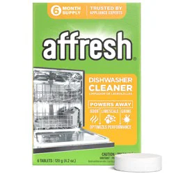affresh 6 Count Dishwasher Cleaner Tablets 6 -Pack