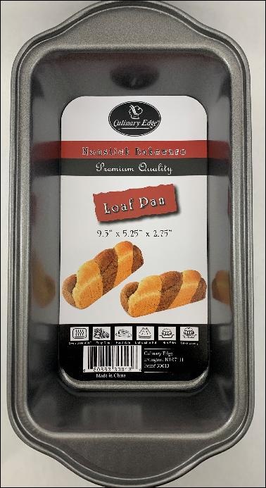 slide 1 of 1, Culinary Edge Ce Loaf Pan 9.5X5.28X2.6In, 1 ct