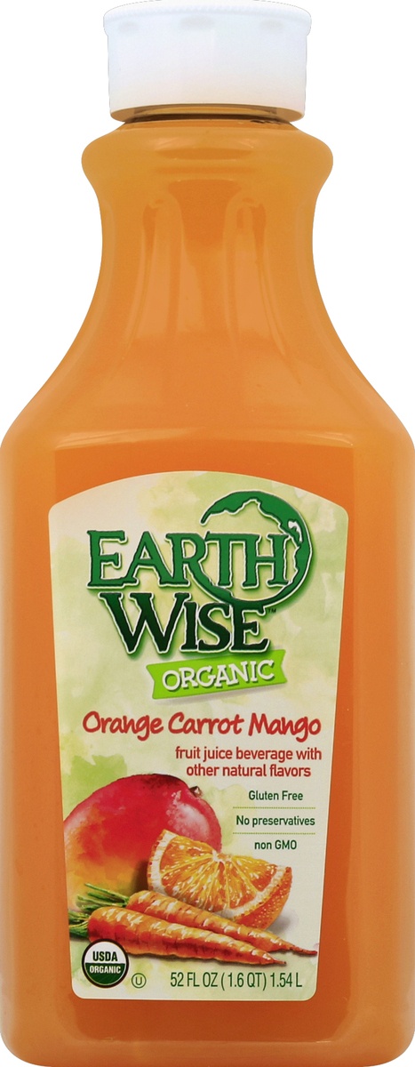 slide 4 of 7, Earth Wise Orange Carrot Mango Juice, 59 fl oz