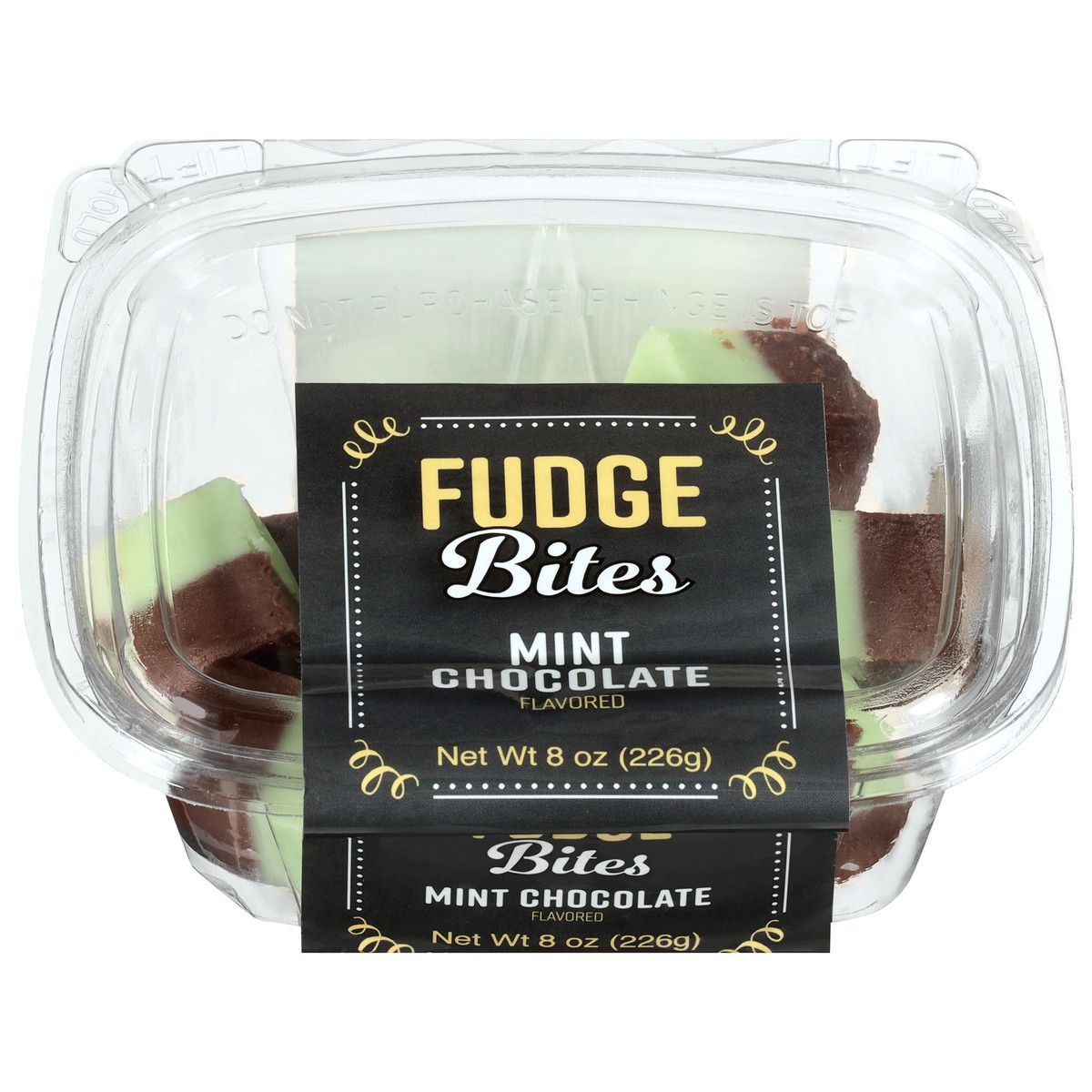 slide 1 of 10, Fudgeamentals Mint Chocolate Fudge Bites 8 oz, 8 oz