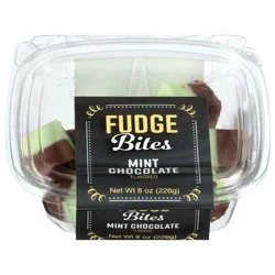 Fudgeamentals Mint Chocolate Fudge Bites 8 oz