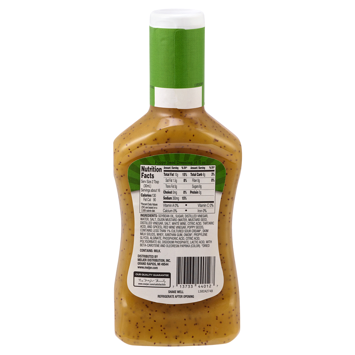 slide 2 of 2, Meijer Poppyseed Dressing, 16 oz