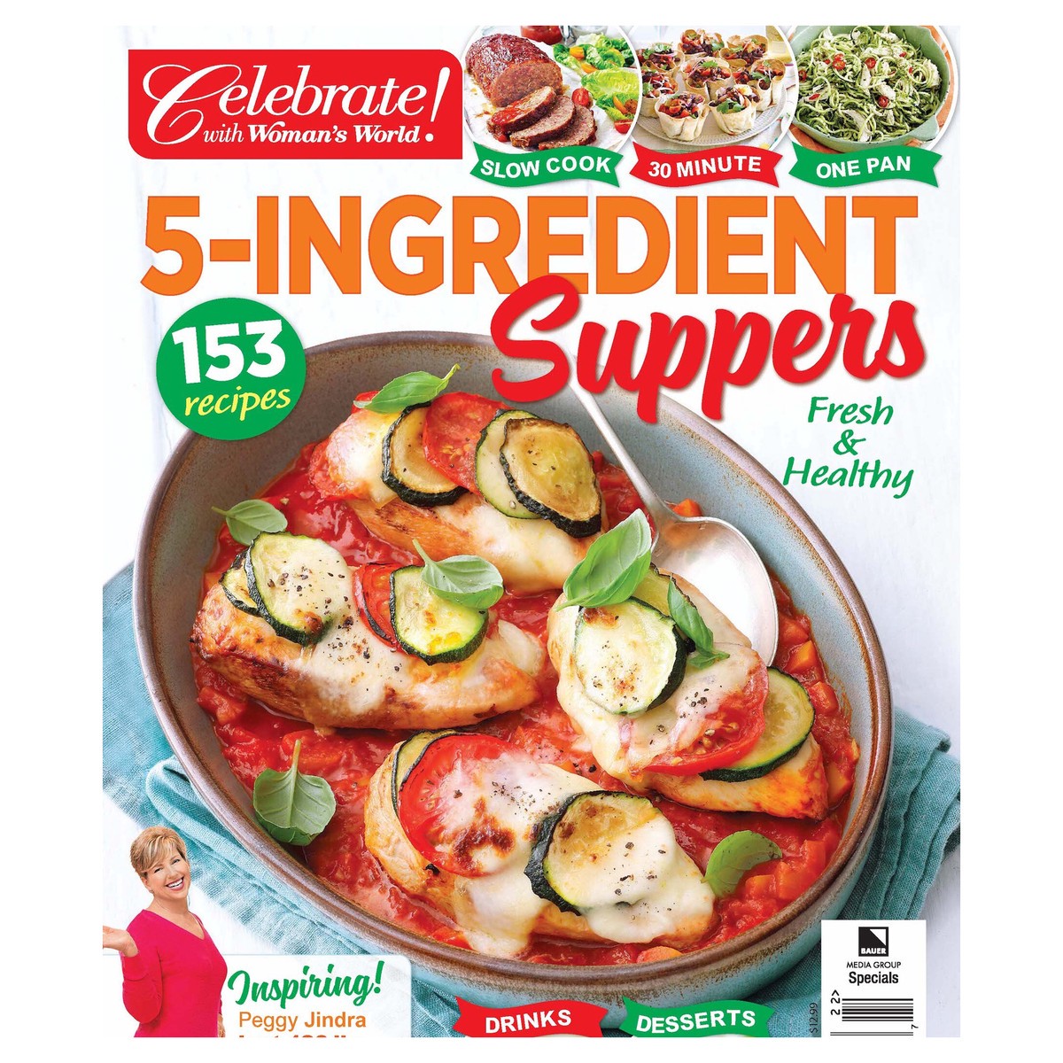 slide 3 of 3, Celebrate with Woman's World 5-Ingredient Suppers Magazine 1 ea, 1 ea