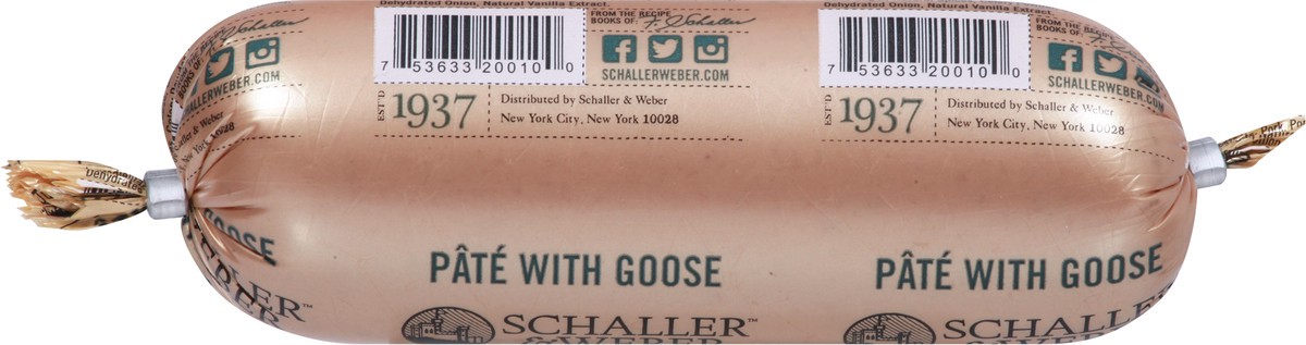 slide 5 of 9, Schaller & Weber Pate with Goose 7 oz, 7 oz