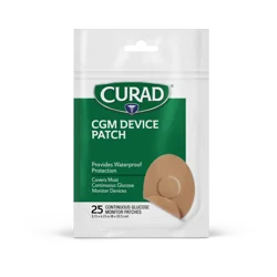 Curad Tan CGM Device Patches