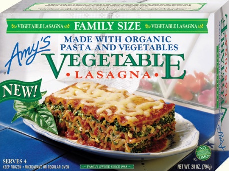 slide 1 of 1, Amy's Vegetable Lasagna - Family Size, 28 oz