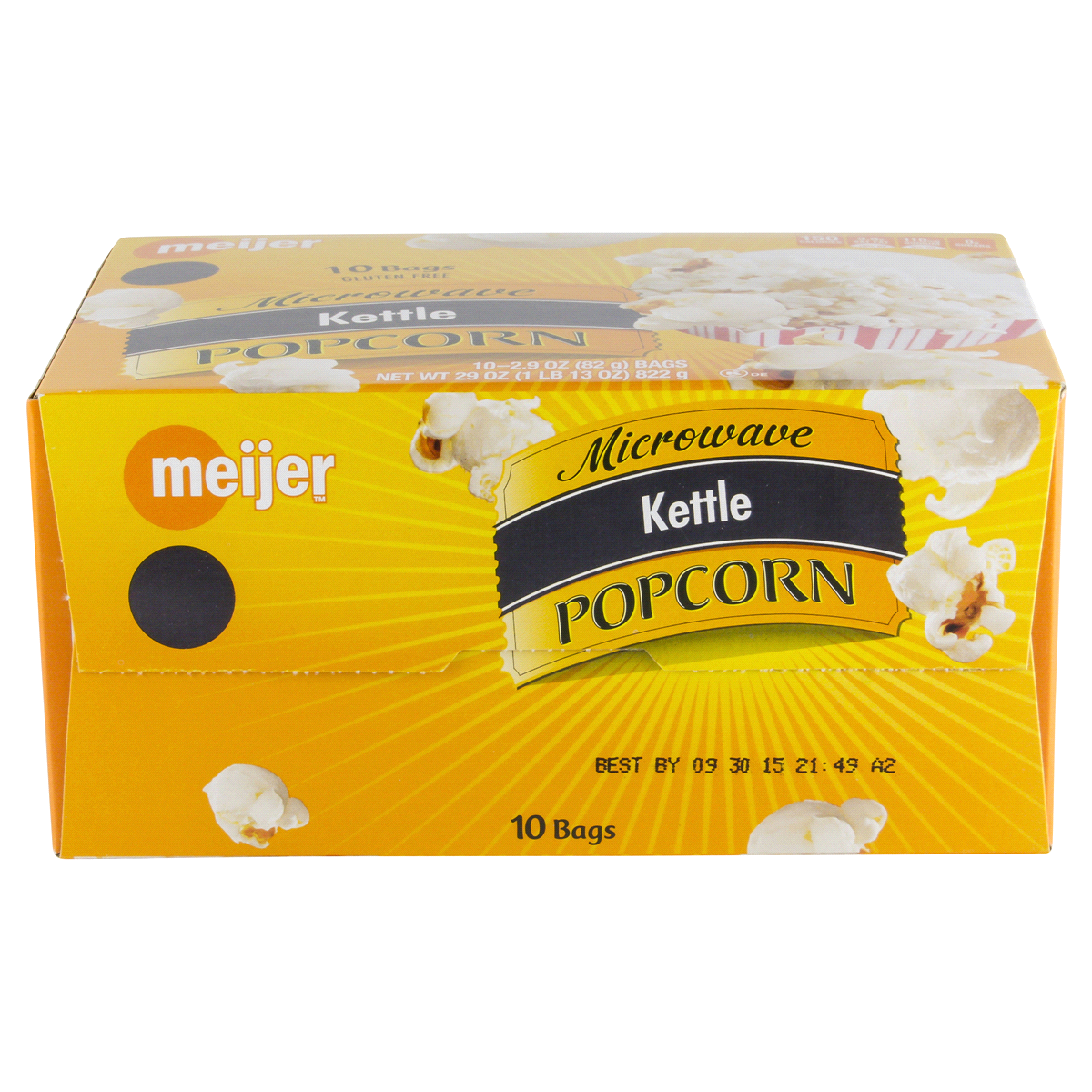 slide 6 of 6, Meijer Microwave Popcorn Kettle, 35 oz