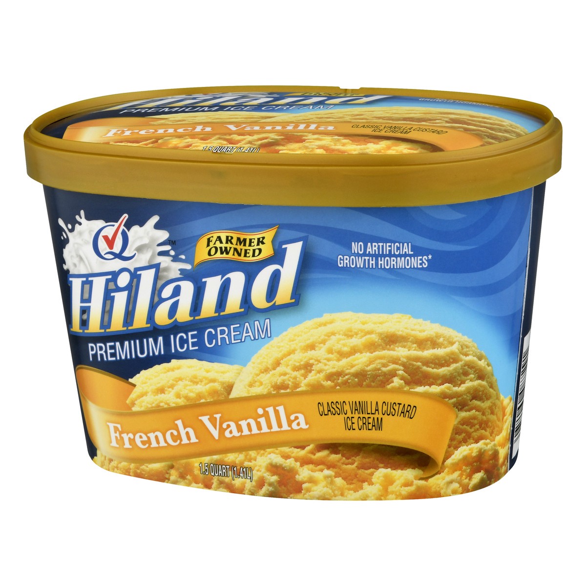 slide 11 of 13, Hiland Dairy Premium French Vanilla Ice Cream 1.5 qt, 1.5 qt