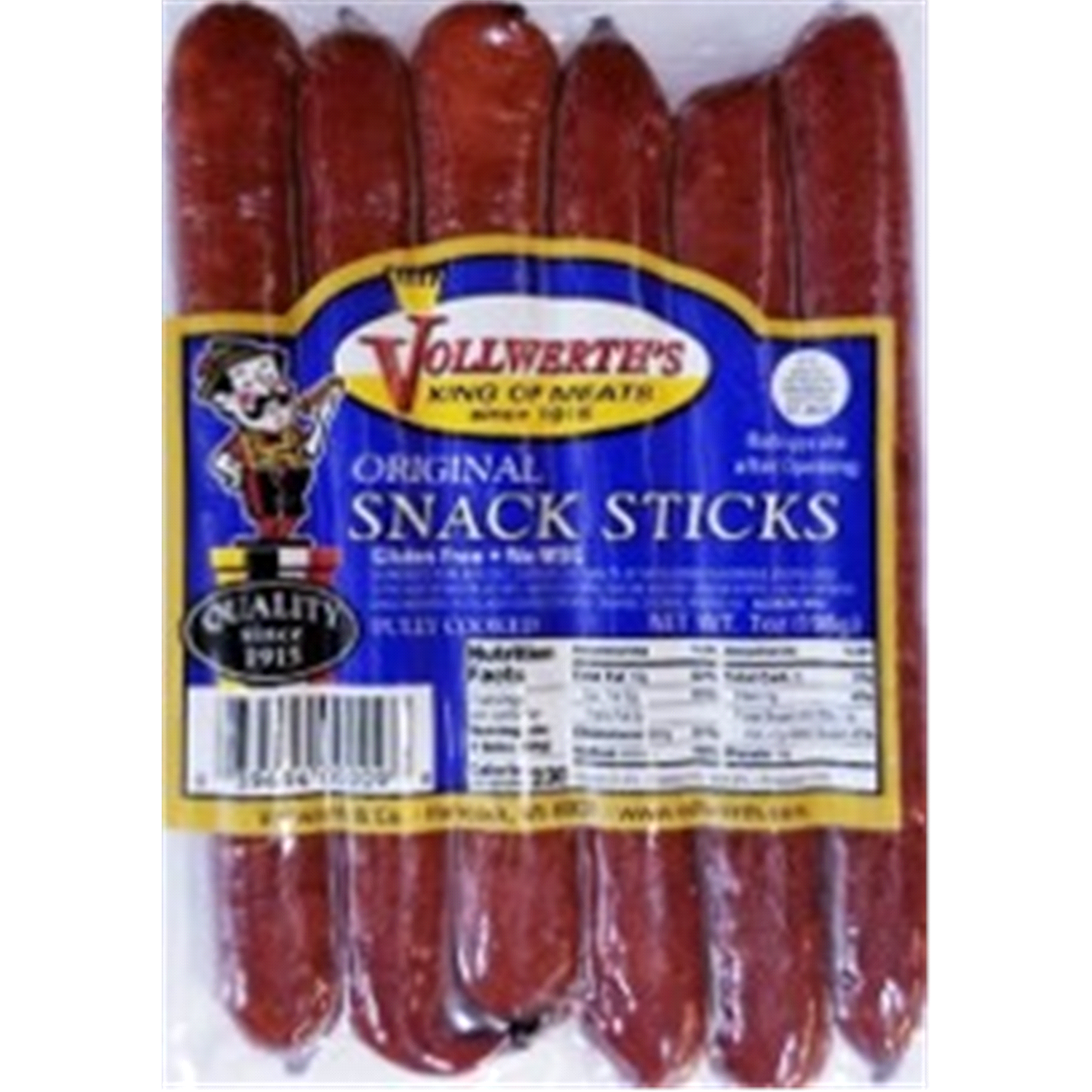 slide 1 of 1, Vollwerth Original Snack Stix, 8 oz, 8 oz