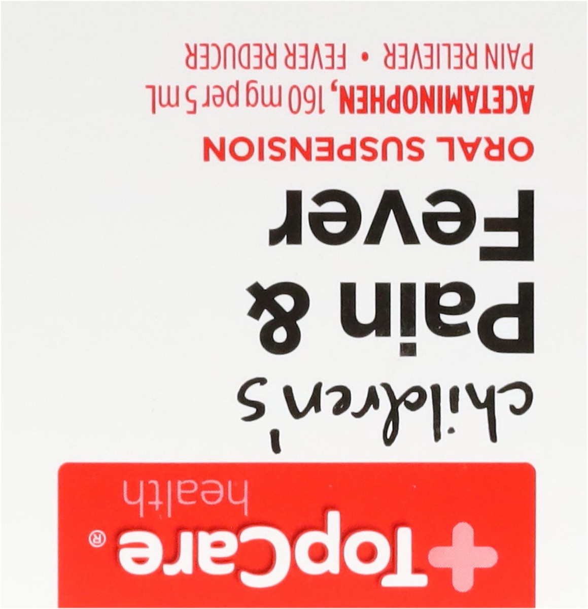slide 5 of 14, TopCare Health Children's Oral Suspension Ages 2 to 11 Years Bubble Gum Flavor 160 mg per 5 mL Pain & Fever 8 fl oz, 8 fl oz