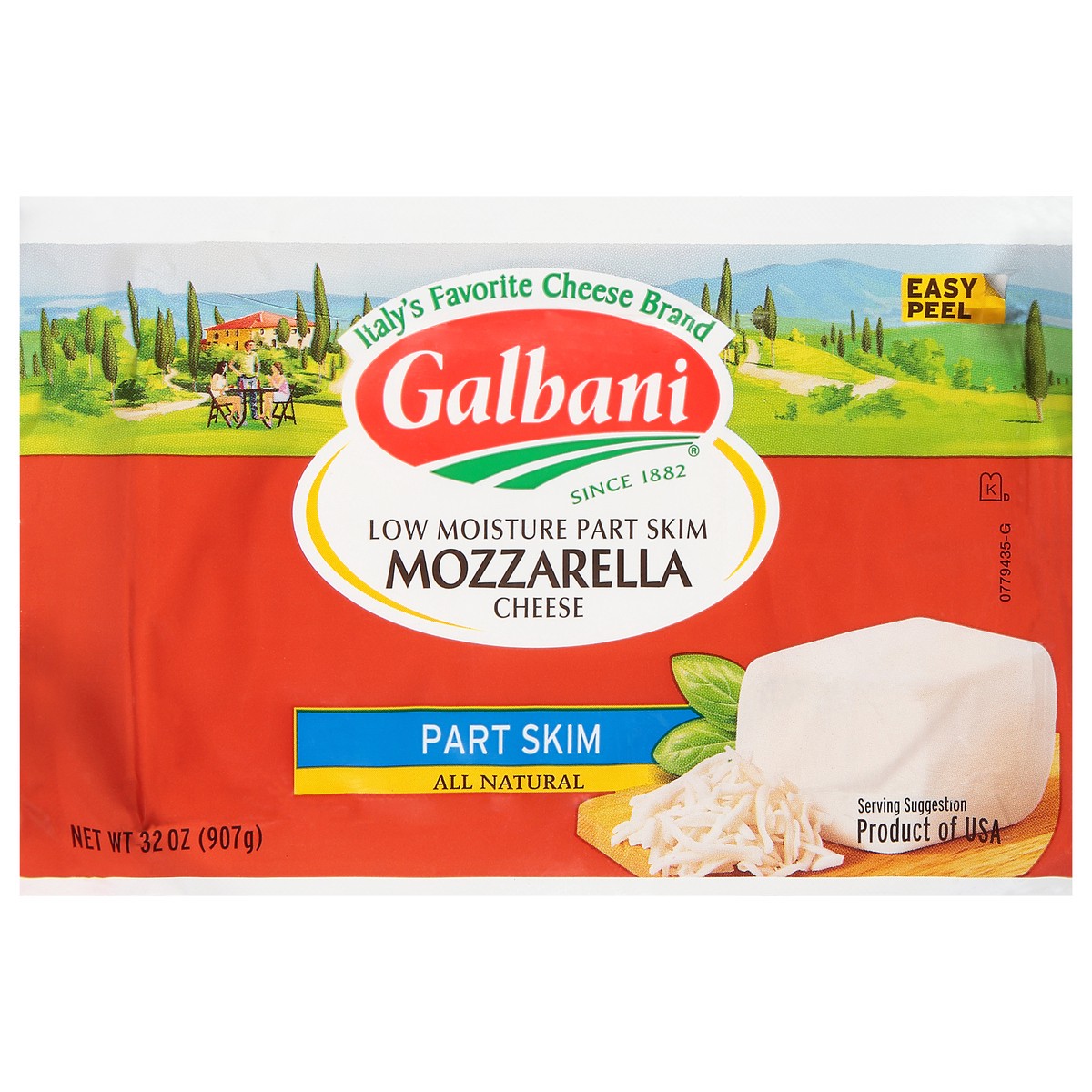 slide 1 of 11, Galbani Part Skim Mozzarella Cheese Chunk, 32 oz