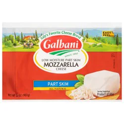 Galbani Part Skim Mozzarella Cheese Chunk