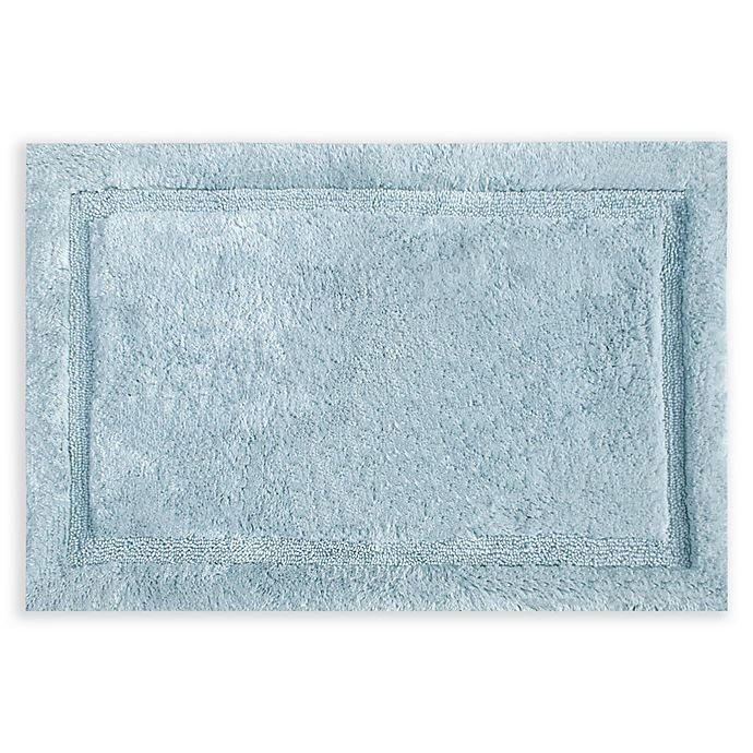 slide 1 of 1, Grund Organics Asheville Bath Rug - Denim Blue, 17 in x 24 in