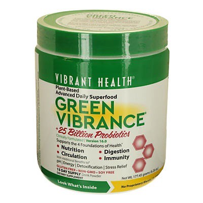 slide 1 of 1, Vibrant Health Plant-Based Superfood Green Vibrance 5.82 oz, 5.82 oz